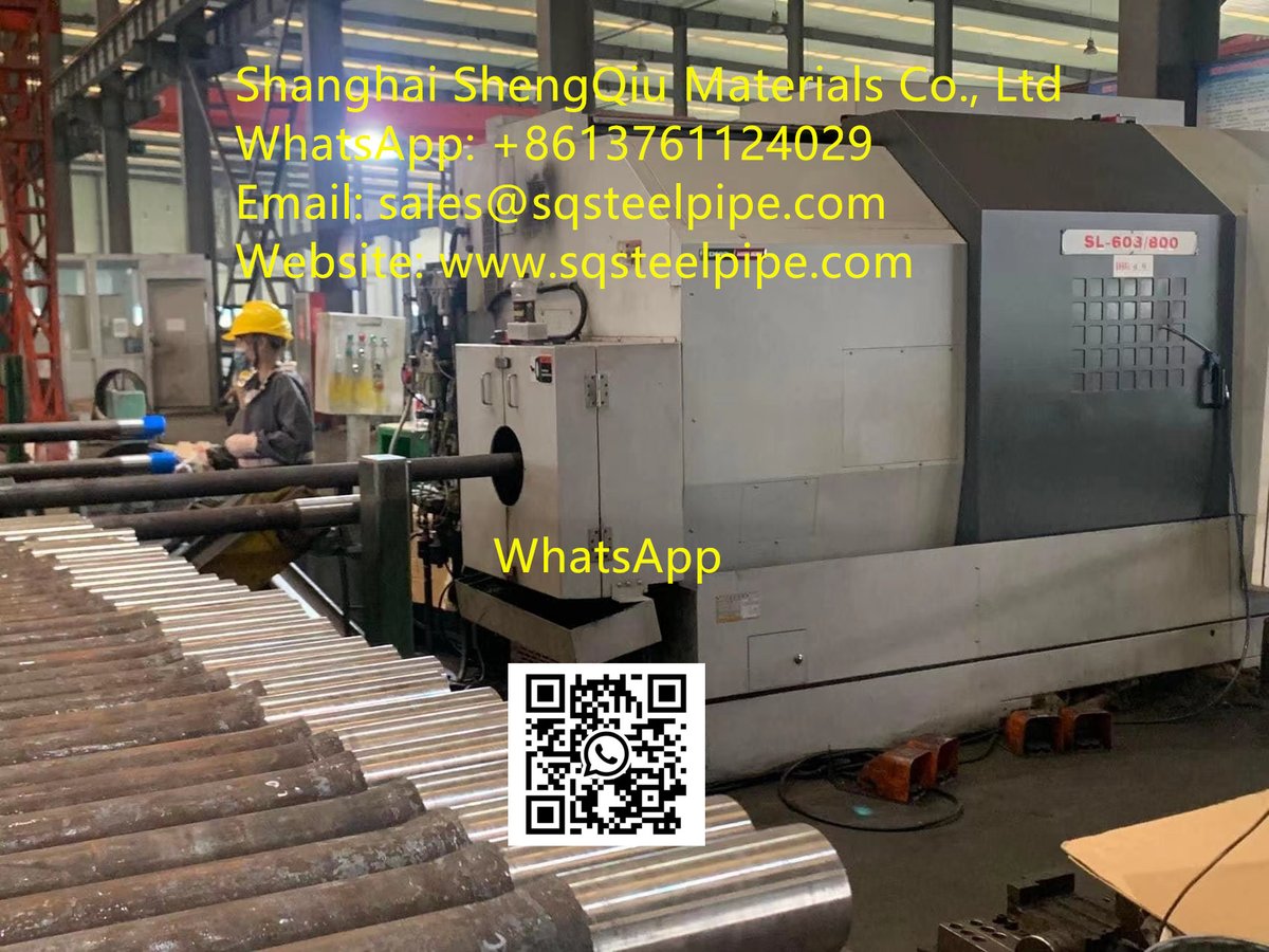 ShengQiuPipe's tweet image. Tubing and Casing

Standard: API5CT
Grade: J55, K55, L80, L80-1, N80, N80-1, N80-Q, T95, P110, 3Cr, L80-13Cr, P110-13Cr

Shanghai ShengQiu Materials Co., Ltd
WhatsApp: 008613761124029
Email: sales@sqsteelpipe.com
Website: sqsteelpipe.com

#steelpipe,#API5CT,#OCTG
