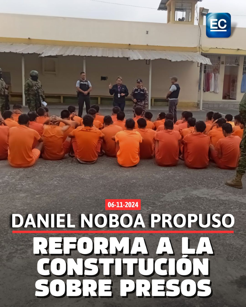 elcomerciocom's tweet image. 🚨La Presidencia envió el texto a la Corte Constitucional para su revisión. Los detalles👇i.mtrbio.com/cfjfjuxhxp

#DanielNoboa #presos