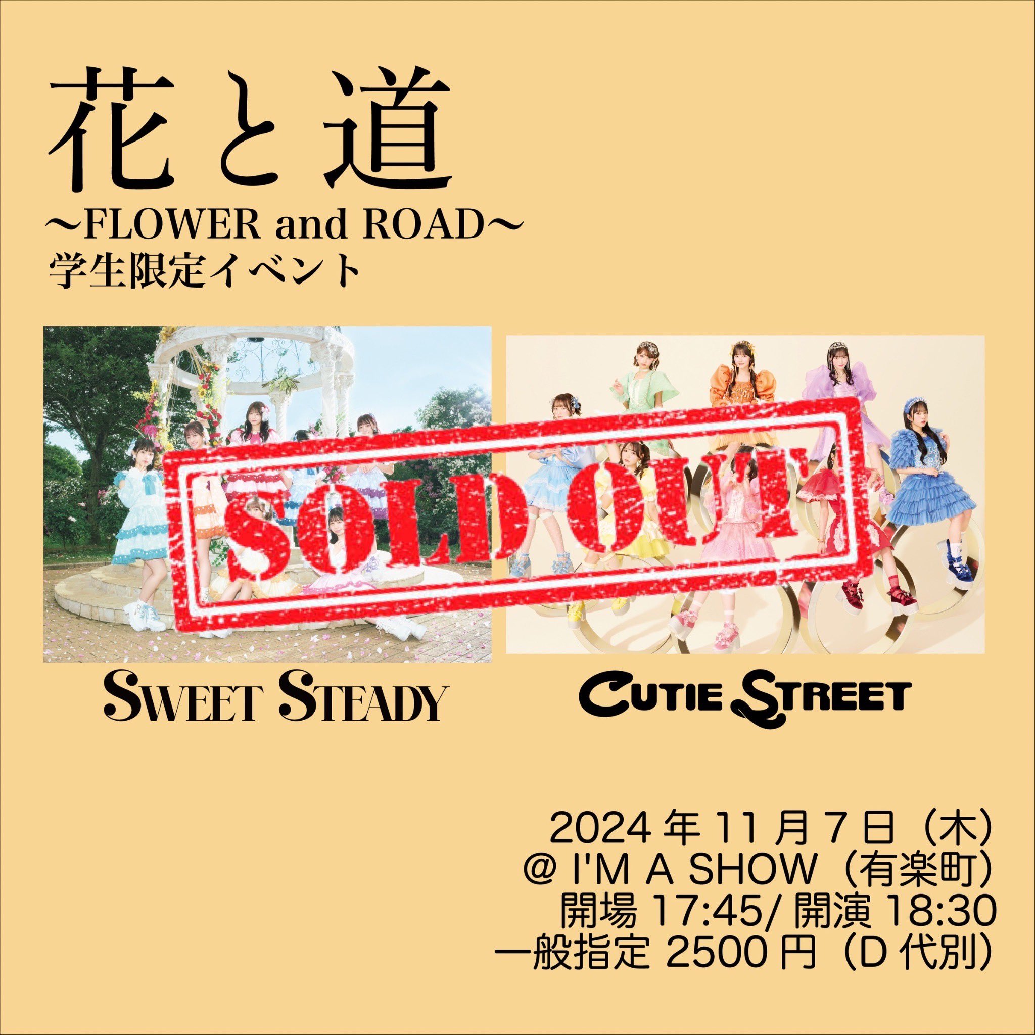 SWEET STEADY すいすて 全メンバー 直筆サイン ポスター VDC