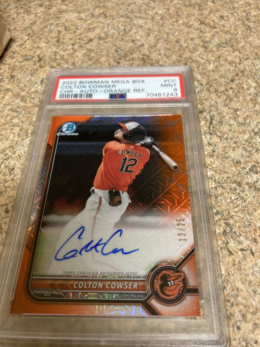 mundaneworld's tweet photo. I am This Mundane World, and I liberate beautiful O’s cards from random states. @ColtonCowser @CardPurchaser #soorange #moooooooooooo https://t.co/3Lsoogzc5E