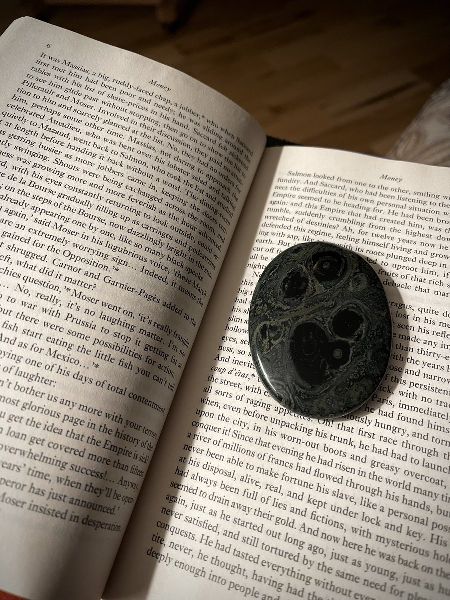 ipreferthebook's tweet photo. Sinking into a fresh Zola with my emotional support fossil. 📚 ♡ https://t.co/kMzjW7cdL9