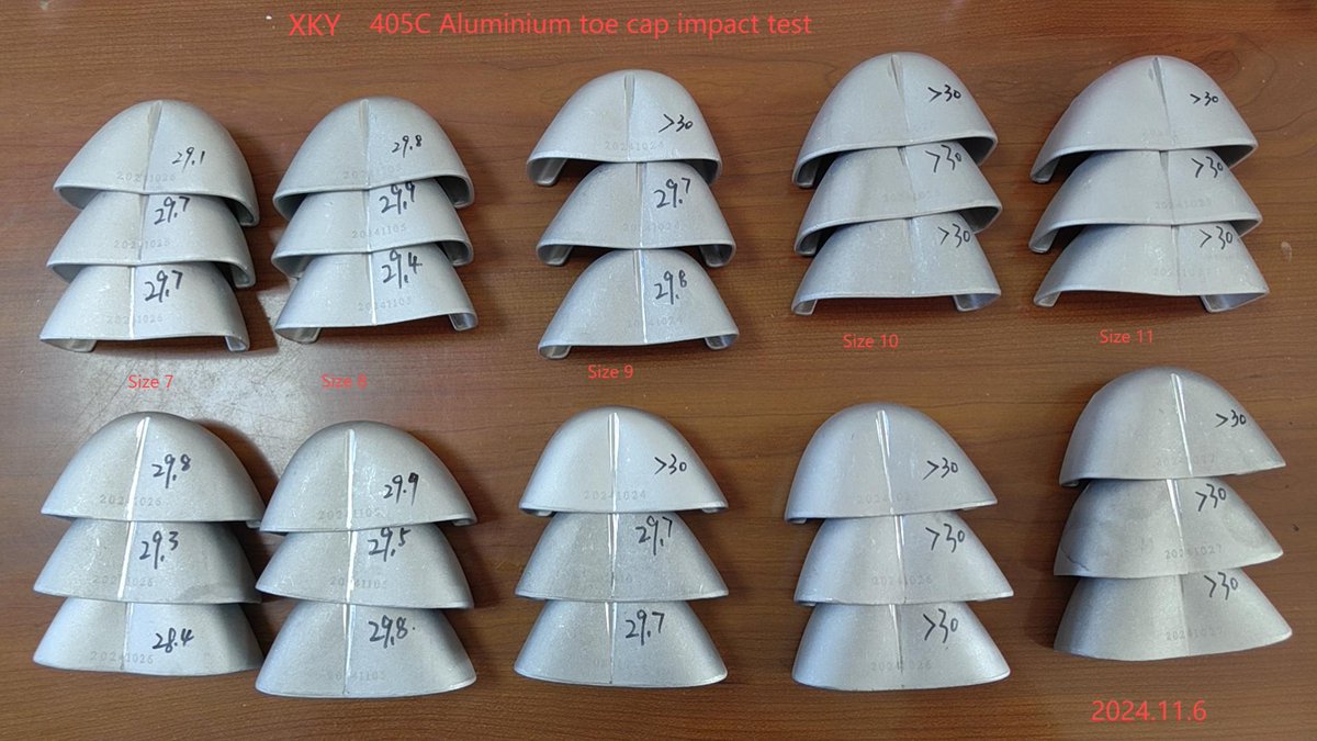 Linyi2024's tweet image. 💥 XKY 405C aluminum alloy safety toe head impact test - far exceeding EN 22568 standard 💥

Which has undergone rigorous impact testing and whose results far exceed the EN 22568 standard.

xkytoecap.com
#XKY405C #ImpactTest #industrialshoes