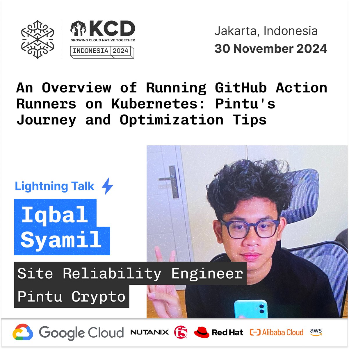 kubernetes_days's tweet image. 🛠️ Optimize your GitHub Actions!  Pintu shares their experience &amp;amp; optimization tips for running Actions on Kubernetes at KCD Indonesia with @iqbalsyaa. 

Gain best practices for a smoother CI/CD experience. Register: ticket.kubernetesdays.id 

#KCDIndonesia #CICDAutomation