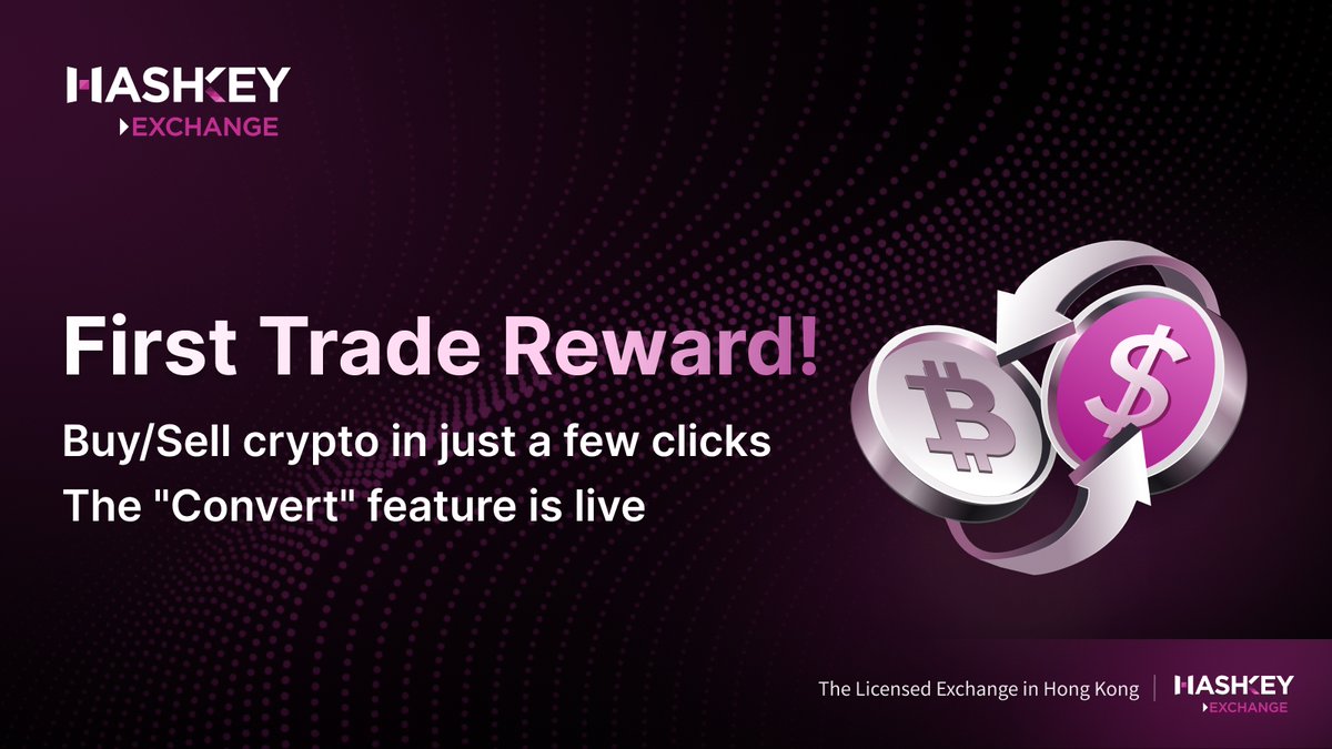 First Trade Reward! 🎉 Buy/Sell Crypto with just a few clicks! The  