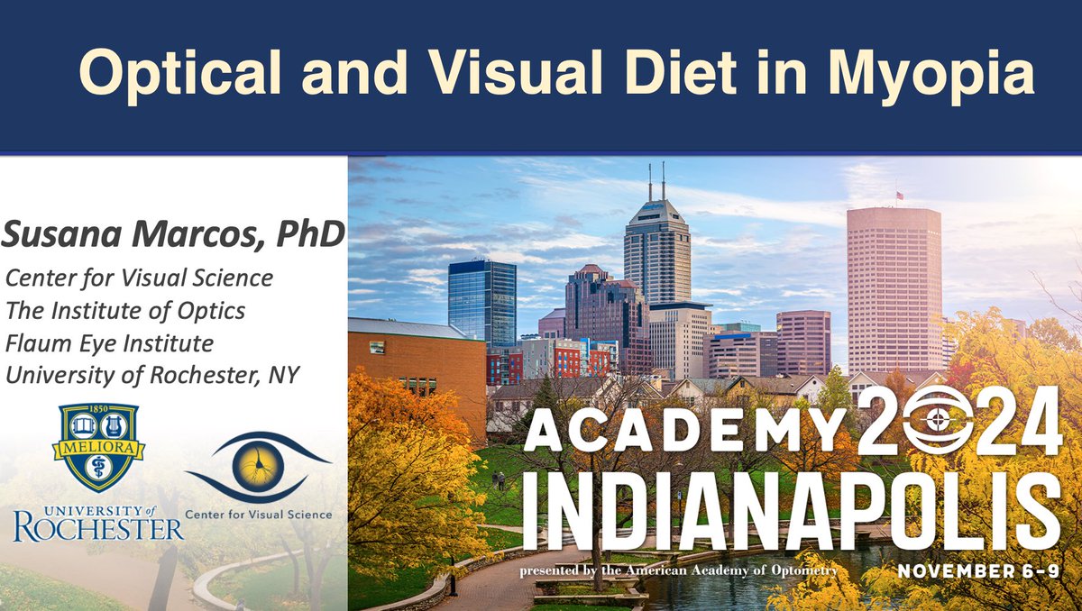 MarcoslabUr's tweet photo. Thanks @aaopt #Indianapolis & @theNASEM for invitation to speak at #NASEM Report on #Myopia Session to present commissioned paper #Optical & #VisualDiet in myopia #EyeModels #OCT #Longitudinal #Blur #DefocusSign #Environment Full report 👉 https://t.co/MhODyRd3c3 https://t.co/2Jgh6zNvic