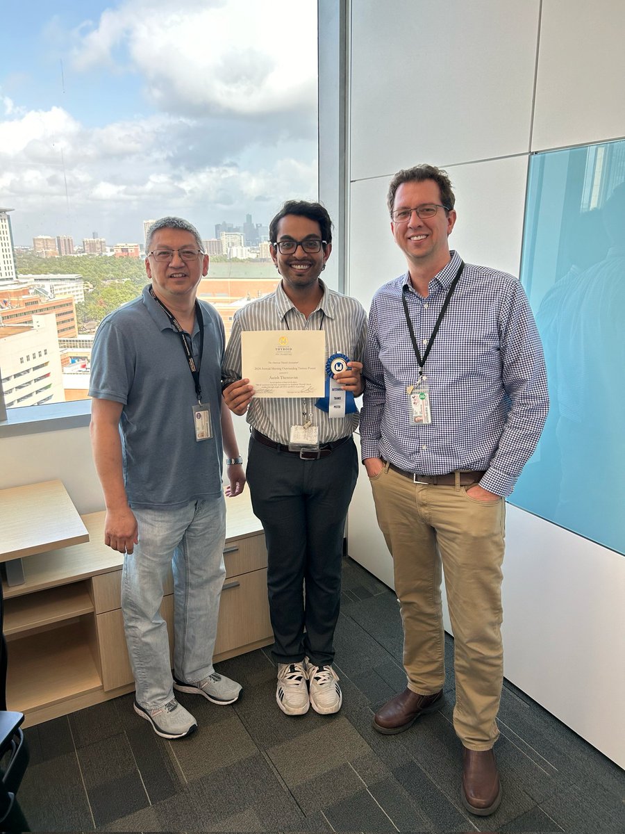 ThennavanAatish's tweet photo. It was such a great experience at #ATA2024. Got to showcase the amazing collaborative science we do at @MDAndersonNews. Huge thanks to @nicholas_navin @JenniferWangMD, Dr.Xiao Zhao and the whole head &amp; neck cancer team! https://t.co/h4TWHZUXa0