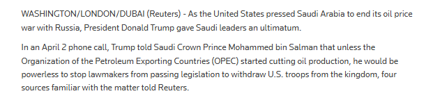 eeVooTV's tweet photo. @Reese10Angel but i wanted lower gas prices and only trump will do that by inflating america's oil production to the point they have to recoup losses. https://t.co/8NXqTU411W