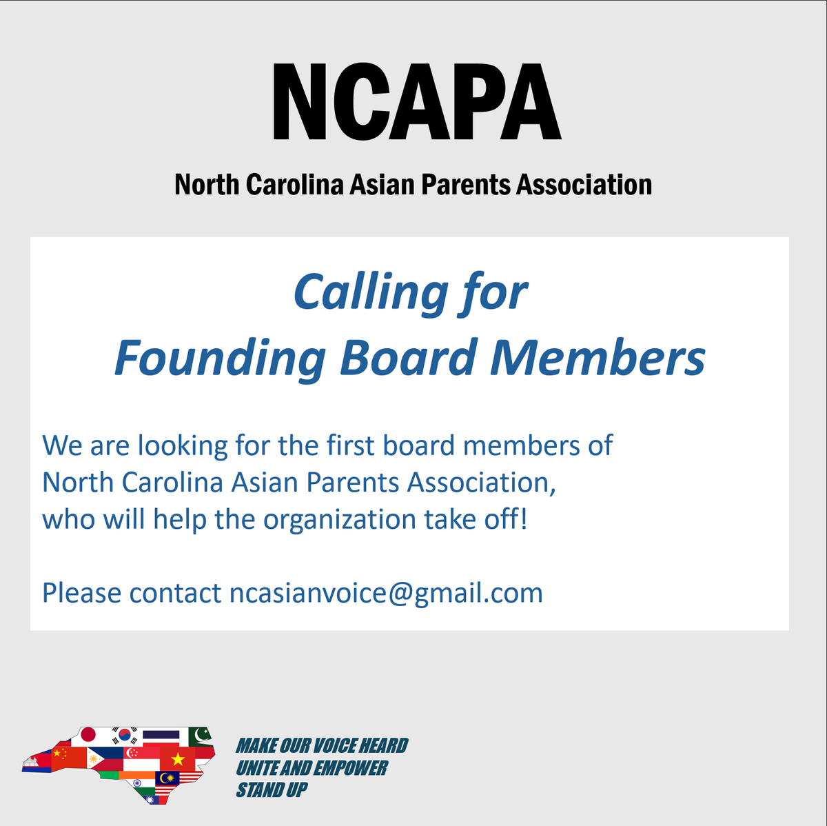 NC Asian Parents Association (@ncasianvoice) on Twitter photo 