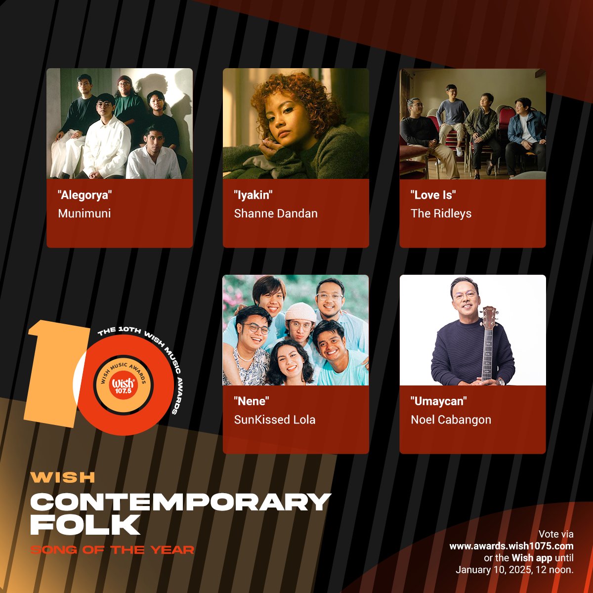 TheRidleysVT's tweet photo. We need everyone's help. We are aiming to win Wish Contemporary Folk Song of the Year. If you have any extra gmail/s, you send that to us for the mass voting (TBA) for Wish Music Awards.
And also we're gonna make a GDM for that, let us know if you want to join.
@TheRidleysMusic https://t.co/lRKEeZoYit