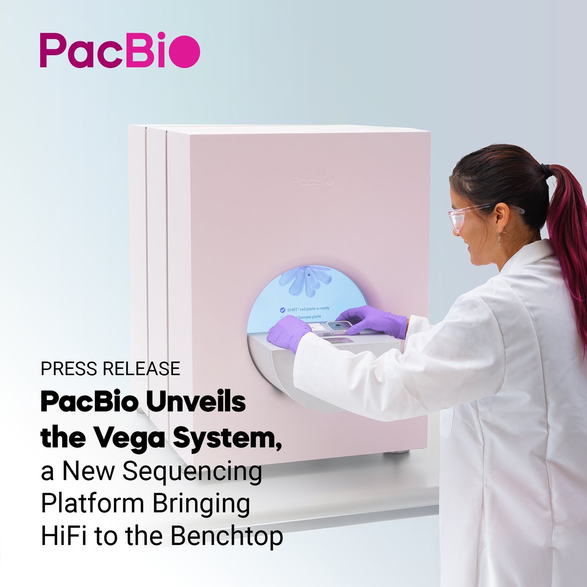 Today, we announced the first #PacBio benchtop long-read sequencing system, Vega. #Vega delivers all the functionality of #Revio into a compact, lower- throughput benchtop platform. bit.ly/3O0mP5b

#ASHG24 #ASHG2024