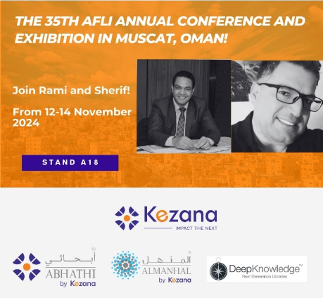 AlManhal1's tweet photo. Join Al Manhal at the 35th AFLI Conference in Muscat, Oman! On Nov 12-14, 2024 at Stand A18. Meet Rami Shehadeh &amp; Sherif El-Maghawry and explore top Arabic content solutions. Don’t miss Abhathi &amp; DKN with us!
#AFLI2024 #AlManhal #ArabicContent https://t.co/Sj6eO5re5r