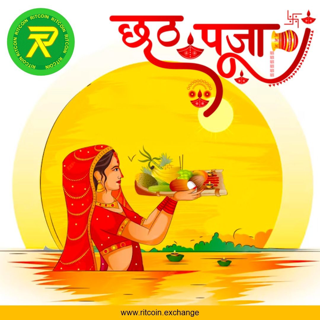 RITCOIN24's tweet photo. On this sacred day, may Chhathi Maiya bless you with peace, good health, and endless happiness. Wishing you a joyous Chhath Puja 2024. https://t.co/sP6EPzTNK4