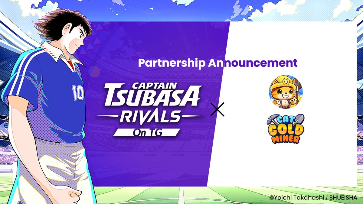 🐱<a href="/catgoldminer/">Cat Gold Miner</a> x <a href="/TsubasaRVonTG/">Captain Tsubasa -RIVALS- | Mini App</a>⚽️

We are excited to announce our partnership with #CatGoldMiner. Get ready to enhance your play-to-earn experience on Telegram with us.
 
🐱About Cat Gold Miner:
Where Purr-fectly adorable meets Purr-fectly profitable!
Build your mining empire to