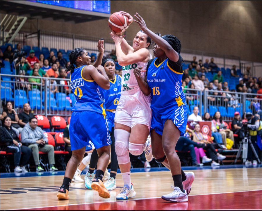 Centrobasket 2024
México 85 -  Islas Vírgenes 57

Hazel Ramírez  21 PTS  8 AST  🔥
Anisa Jeffreis    18 PTS  7 REB   🔥
Myriam Lara      15 PTS  10 REB  🔥

Anisa Jeffreis, juegazo!! 
Hazel on fire!! 

<a href="/yosoydebasketmx/">De Basket Mx</a> <a href="/LMUmonkey04/">Hazel Ramirez</a> <a href="/mundobskt/">MundoBSKT 🇲🇽</a> 
<a href="/diosasolimpicas/">DIOSAS OLÍMPICAS</a> <a href="/myriamlara13/">Myriam Lara</a>