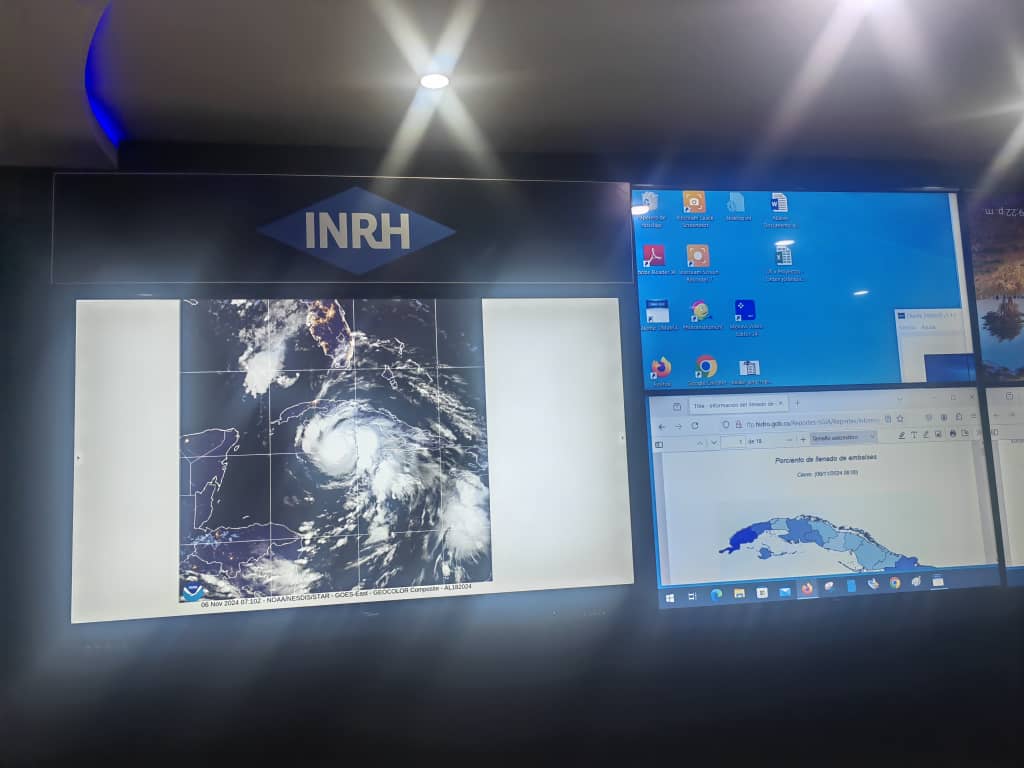 SNTC_Cuba's tweet photo. @Misael82834031 y @AntonioRdguezR presidente @INRHCuba participaron #SubgrupodeAgua,con la presencia del 2do Jefe del EMNDC y el Director del ISMET,situación #Hidrometeorológica medidas para asegurar suministro de agua segura tras el paso #HuracánRafael https://t.co/EDm0DZGuYV