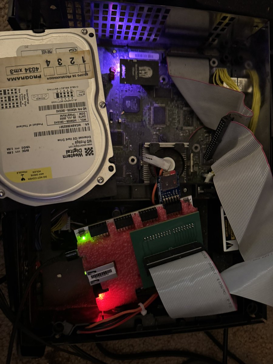 PhenomMod's tweet image. What’s this? An IDE to SDIO translation layer? Portablizing consoles soon tm