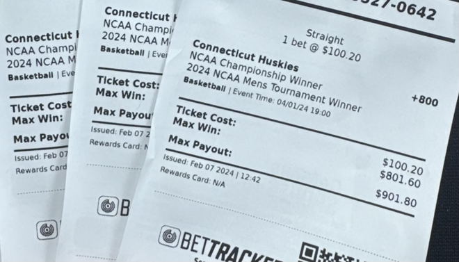 CoverSixty's tweet photo. Was able to bet them 8:1 in February but the odds dropped to 4:1 by tournament time. https://t.co/qVmj4oBrG2