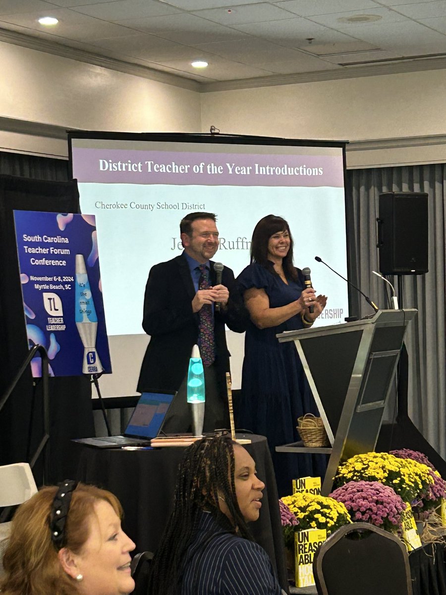 Great start to the SCTOY forum hearing from the NATIONAL TOY, <a href="/Missytesterman/">Missy Testerman</a> ! Can’t wait to work with the SC DTOYs to advance the profession &amp;  increase the small things we do each day that make an impact! Seeing veteran SCTOYs is always a bonus! #scteachers #itsthesmallthings