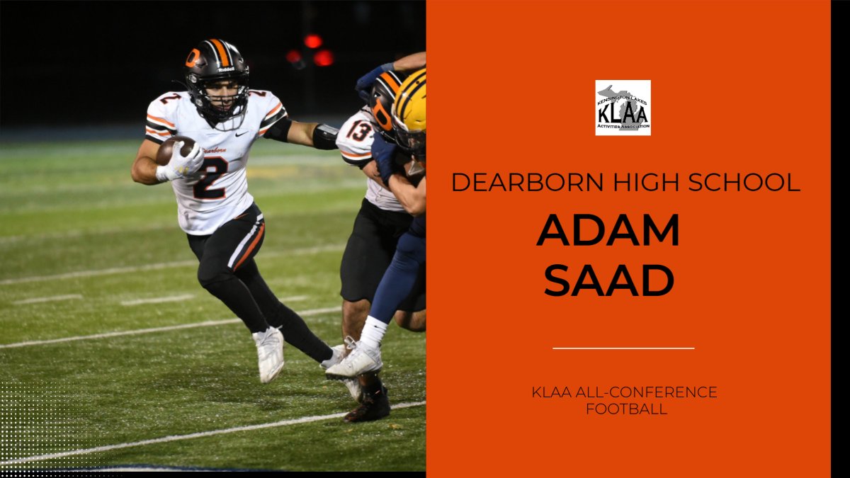 DHSAthletics1's tweet photo. Congratulations to Adam Saad on being named to the KLAA All-Conference Football Team for 2024! https://t.co/8Xmz4xYIMd
