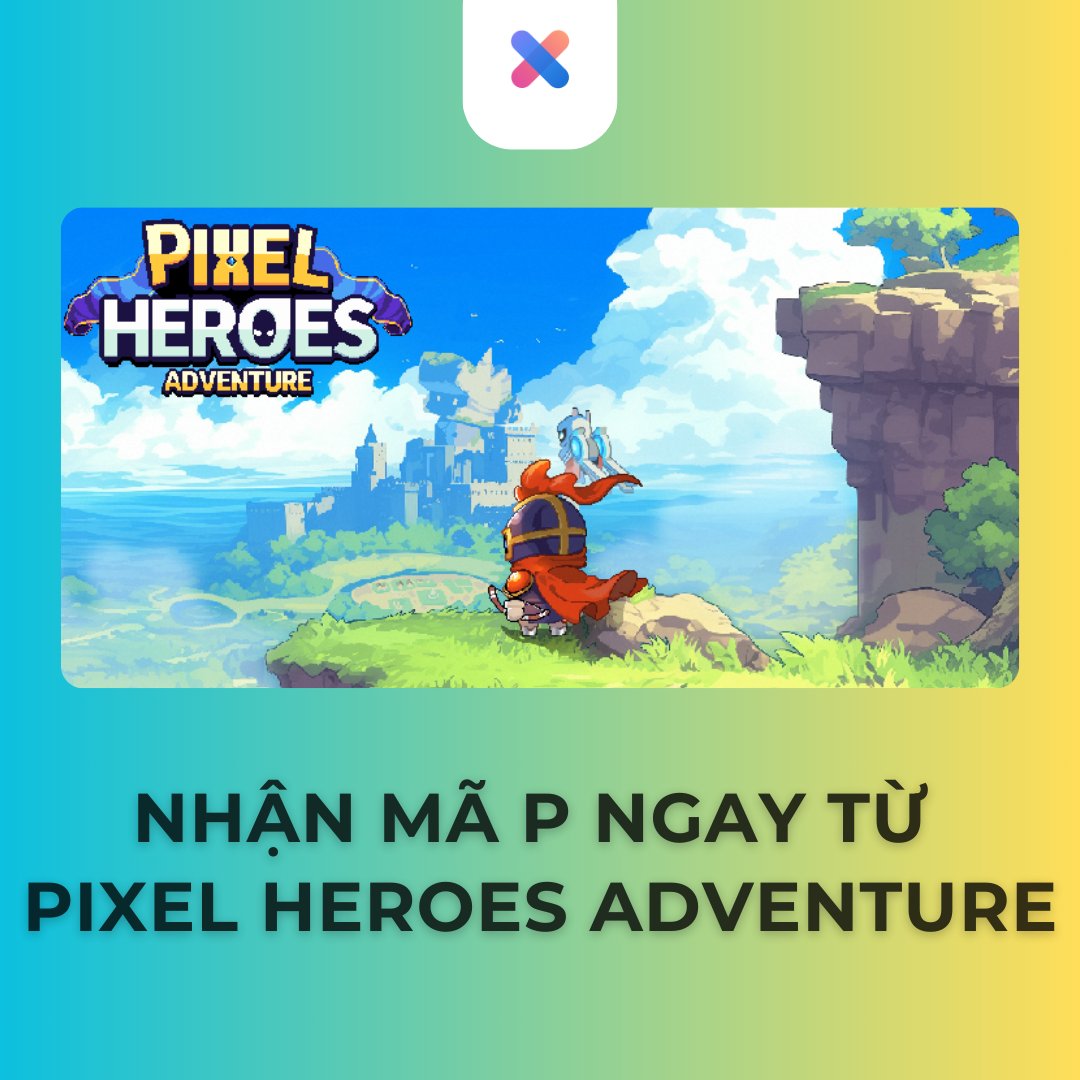 xomnft_'s tweet photo. Tham Gia Nhiệm Vụ Nhận Mã P từ Pixel Heroes Adventure   

🎉 Chào các thành viên Xóm NFT! 🎉

Cơ hội hiếm có đã đến! Pixel Heroes Adventure vừa ra mắt sự kiện đặc biệt phân phối mã P dành riêng cho các bạn – những người yêu thích phiêu lưu và khám phá thế giới NFT. Khi sở hữu mã P, bạn sẽ nhận được nhiều phần thưởng hấp dẫn để gia tăng sức mạnh cho nhân vật trong game. Hãy tham gia ngay để không bỏ lỡ cơ hội này!

💎 Mã P là gì?

Mã P là một dạng mã coupon đặc biệt, chỉ có thể nhận được thông qua đối tác và các KOLs (Key Opinion Leaders). Khi sử dụng mã này trong Pixel Heroes Adventure, người chơi sẽ nhận được nhiều phần thưởng giá trị bao gồm tiền tệ trong game, Epic ToyZ và Legendary ToyZ – thậm chí có thể là những NFT độc đáo!

🔥 Cách thức tham gia

Để nhận mã P, các bạn cần hoàn thành một số nhiệm vụ đơn giản:

- Theo dõi Pixel Heroes Adventure trên X:  https://t.co/9RlW5zJLR3
- Tham gia cộng đồng Discord của Pixel Heroes Adventure:  https://t.co/1MTQ4PKgr7
- Kết nối ví Ronin trên DApp của Pixel Heroes Adventure: https://t.co/NX2ZorQ2fn   
- Trích dẫn bài viết với nội dung: P Lucky + số bất kì

Khi đã hoàn thành các nhiệm vụ, bạn sẽ đủ điều kiện để nhận mã P. Đội ngũ sẽ lựa chọn ngẫu nhiên 30 người thắng cuộc, và mã sẽ được gửi thẳng vào tài khoản của bạn.

🎮 Tham Gia Phiêu Lưu Trong Pixel Heroes Adventure
Pixel Heroes Adventure mang đến thế giới pixel sôi động, nơi bạn có thể:

- Chơi đơn hoặc đồng hành cùng bạn bè trong các nhiệm vụ phiêu lưu
- Tham gia các trận chiến PVE và PVP đầy thử thách
- Thu thập trang bị, thú cưng và nhân vật, làm cho nhân vật của mình mạnh mẽ hơn
- Giao dịch vật phẩm với người chơi khác
- AFK farm – nhân vật của bạn vẫn sẽ mạnh lên khi bạn nghỉ ngơi

🎉 Nhanh tay tham gia và nhận mã P ngay!

Đây là cơ hội để trải nghiệm những điều thú vị từ Pixel Heroes Adventure và có thể sở hữu các vật phẩm NFT độc đáo. Đừng bỏ lỡ!