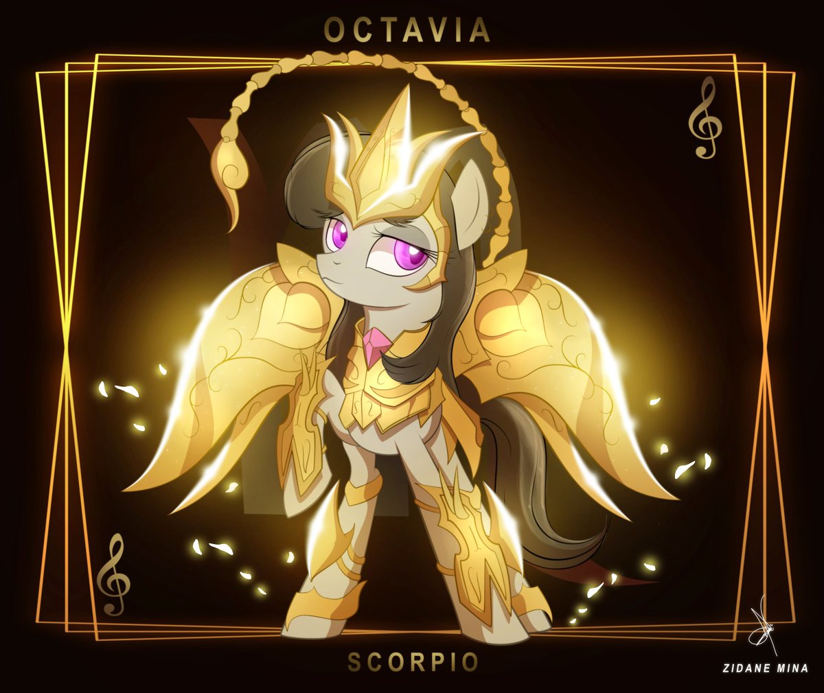 ZidaneMina's tweet photo. Scorpio Octavia readies the Scarlet Symphony 

#OctaviaMelody #octavia #mlp #crossover #zodiac #pony #fanart #art #saintseiya https://t.co/qKvWsd6Gqa