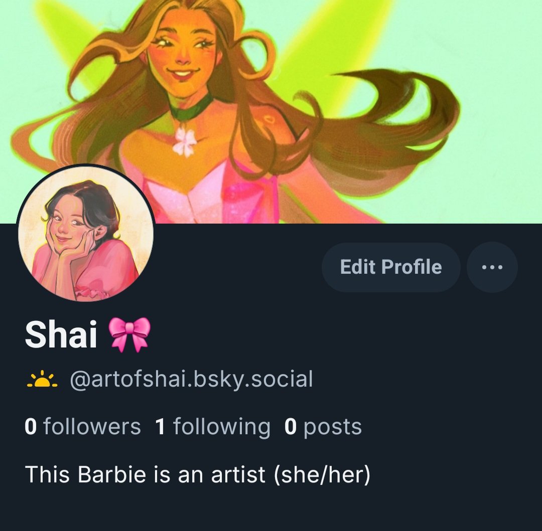 artofshai's tweet image. Look who tried bluesky 😅
(Honestly I just want to create art and not create a lot of socmed accts grr)