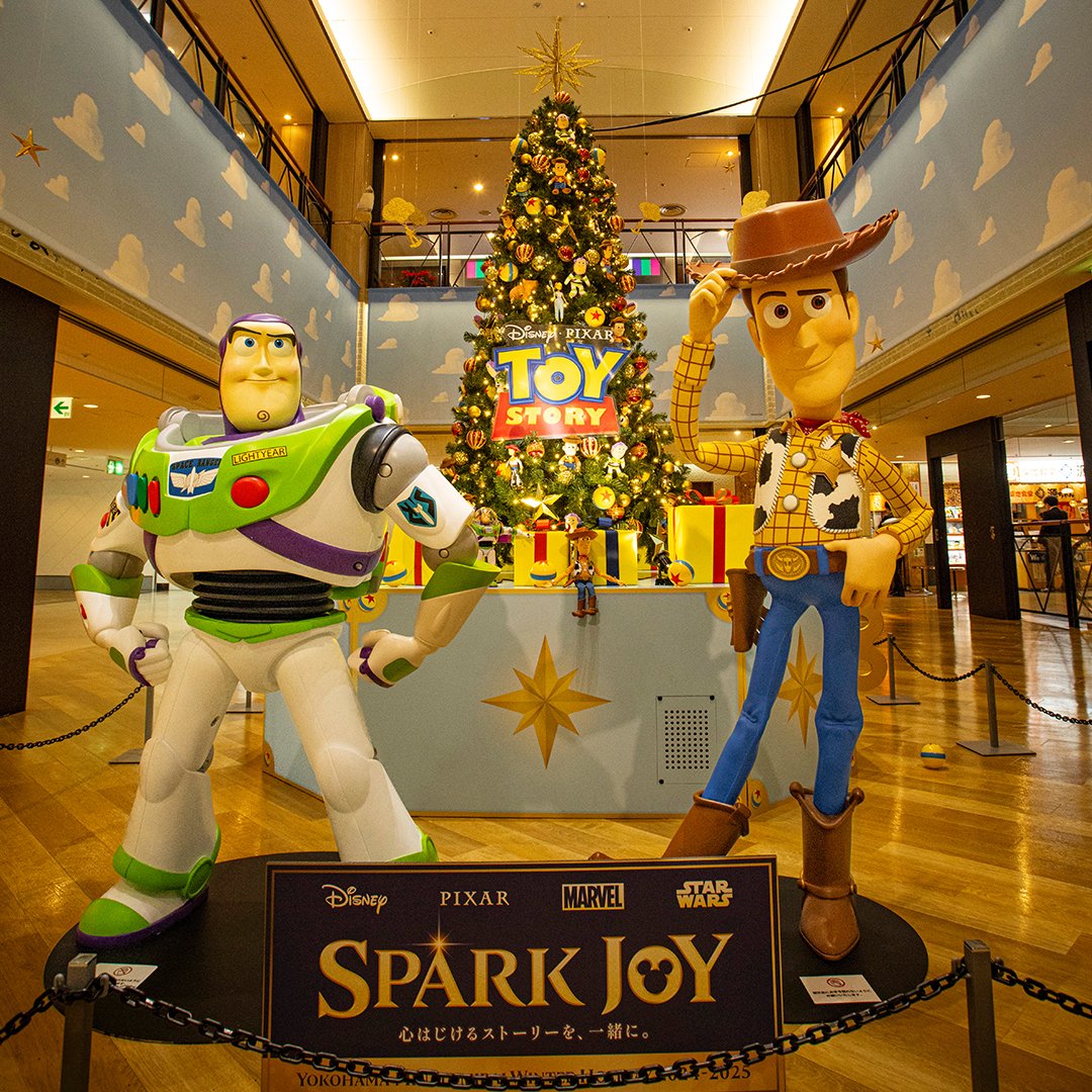 この冬は横浜みなとみらいエリアへ❄ #ディズニー #ピクサー #マーベル