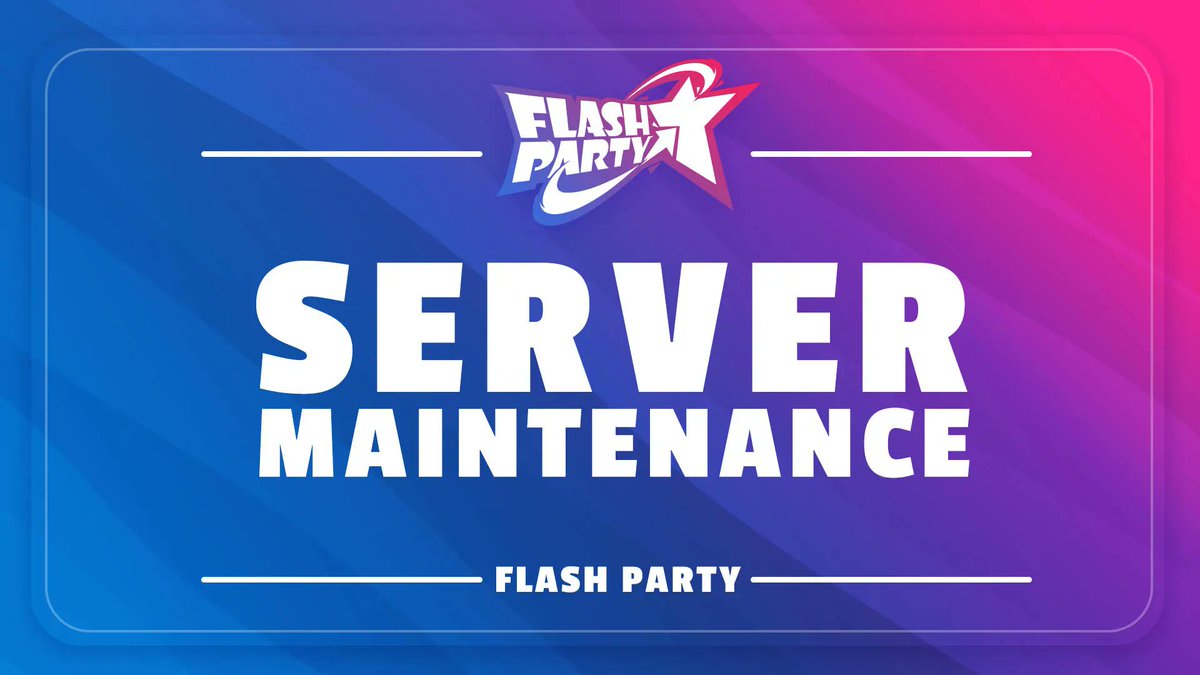 Greetings, Party Star!  

Flash Party will undergo server maintenance on November 7th, 2024 from 17:00 to 18:00（UTC+8).

Here are the update details: taptap.io/post/8468659