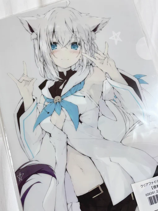 クリアファイルつくりました 
