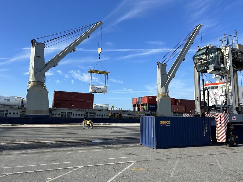 Our multi-purpose cargo terminal strategically located in Port Canaveral, near the major shipping routes, recently loaded commodities in containers &amp; breakbulk cargo for Schuyler Line Navigation Company. Since 2016, we worked with them and stevedoring over 50 of their vessels.