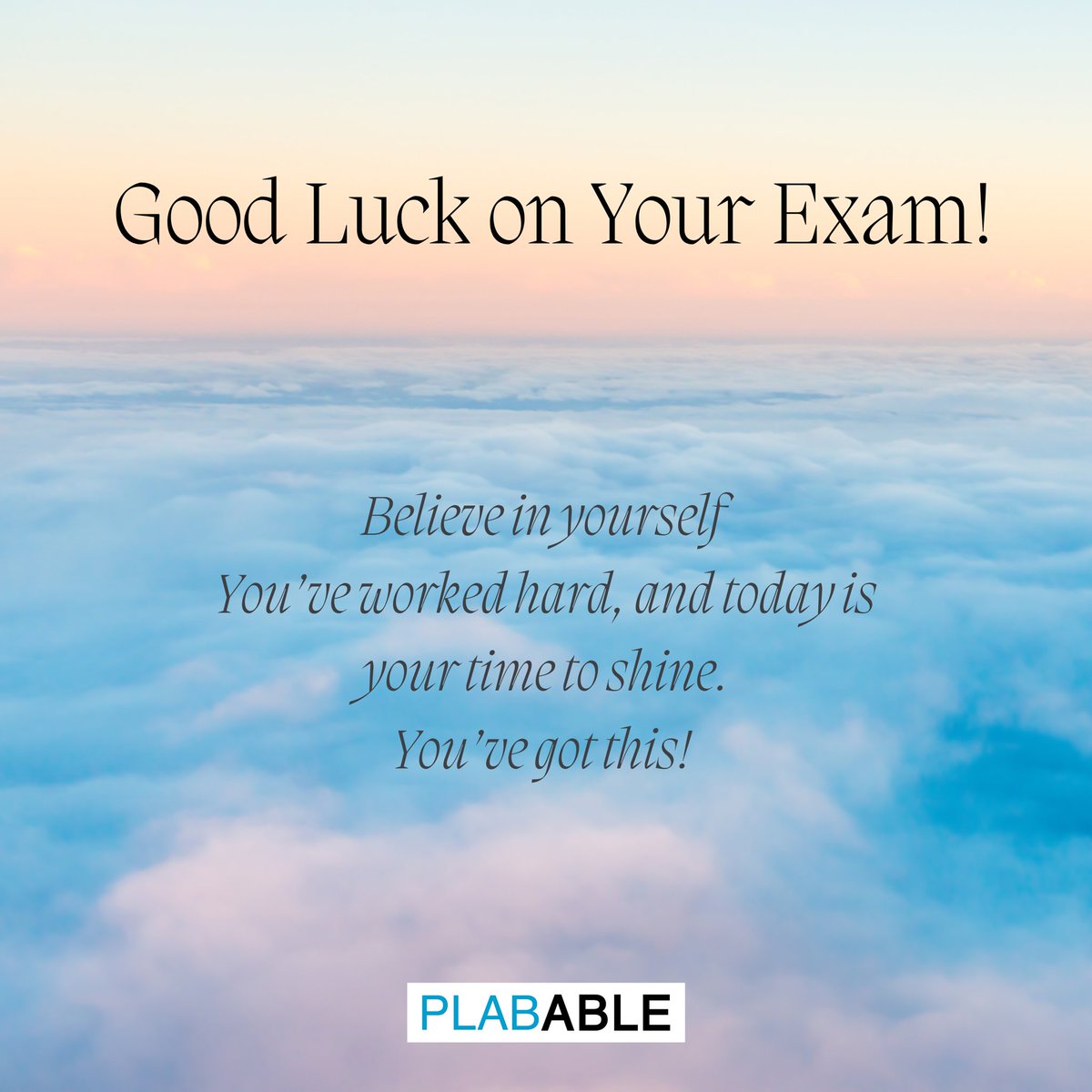 plabable's tweet image. You have all the knowledge you need to succeed. You got this! 🙌🏼

#plabable #plabexam