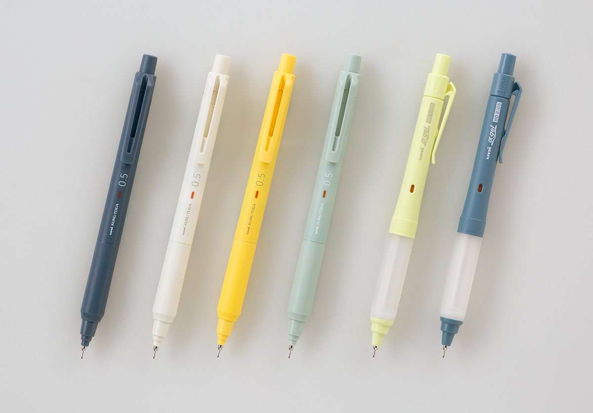 mpuni_official's tweet photo. 【#uniの新商品】

『クルトガ KS モデル』
『ユニ アルファゲル スイッチ』 

スタンダードなカラーと
カラフルでありながらも日常に溶け込む
新たな軸色をラインアップ！

11月19日(火)より一部数量限定発売です✨

↓詳細はこちらのURLから
 https://t.co/gscDTlp5Ud https://t.co/s8LuPgT2xr