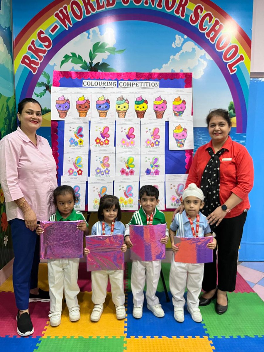 RamakrishnaVKP's tweet image. RKS - World Junior School conducted Colouring Competition for the vibrant young learners of Class LKG and UKG

The colour scheme, creativity, neatness, and overall presentation of the students was commendable.

#RKSWorldJuniorSchool #YoungArtists #ColouringCompetition