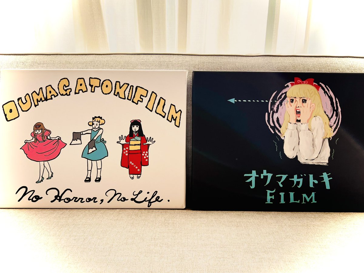 今回のグッズのデザインをキャンパスアートにしてみた！ どこに飾ろう