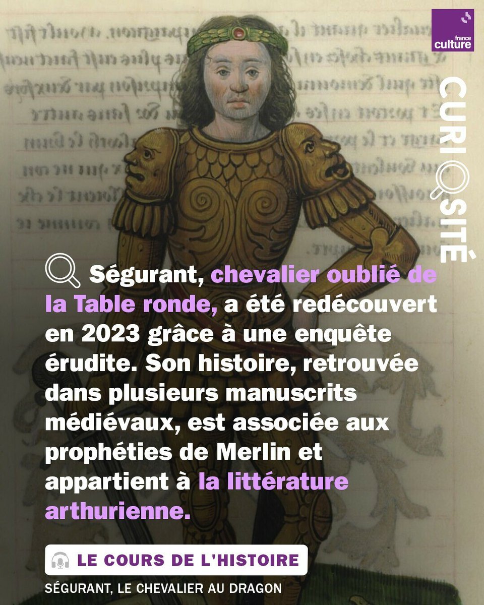 Après dix ans de recherches dans les bibliothèques de toute l’Europe, un jeune médiéviste met la main sur un roman arthurien inconnu...
➡️ l.franceculture.fr/ZoY