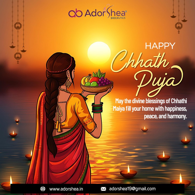 AdorsheaBio's tweet photo. May the light of Chhath Pooja bless you with health, happiness, and prosperity. Adorshea wishes you all a festival filled with devotion, resilience, and joy. Happy #ChhathPuja!
#chhathpooja2024 #chhathimaiya #chhathmahaparva #ChhathFestival  #FestivalOfSun #WomenEmpowerment https://t.co/DtkVKou9Kr