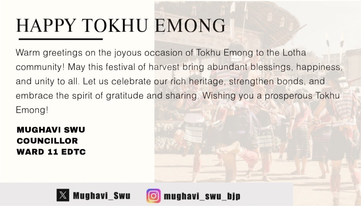 Mughavi_Swu's tweet photo. Happy Tokhu Emong greetings 🤝 
#TokhuEmong https://t.co/gClco2mgHx