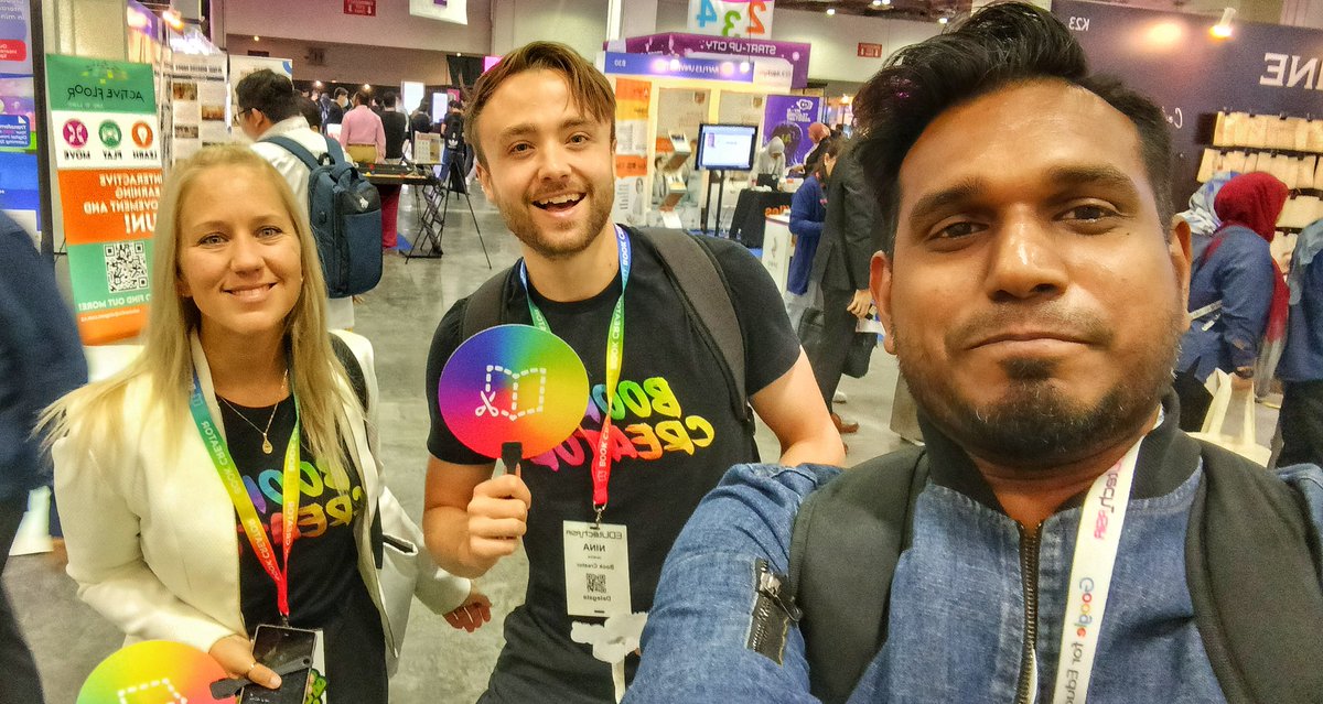 Rooban Arumugam (@roobanarumugam) on Twitter photo 📚 Just spotted the <a href="/BookCreatorApp/">Book Creator Team</a> team while walking out of the hall <a href="/edutech_asia/">EDUtech Asia - Asia's Festival of Education</a> Thought they had a booth here, but turns out they’re promoting on the go! Great to see them connecting with people directly and spreading the word about such a fantastic tool! #BookCreator 📚 Just spotted the <a href="/BookCreatorApp/">Book Creator Team</a> team while walking out of the hall <a href="/edutech_asia/">EDUtech Asia - Asia's Festival of Education</a> Thought they had a booth here, but turns out they’re promoting on the go! Great to see them connecting with people directly and spreading the word about such a fantastic tool! #BookCreator