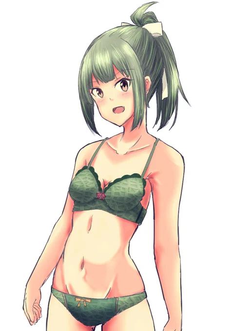 #いいおなかの日特に朧ちゃんの腹筋は自信作なので皆さんリプでお腹舐めましょう(๑'`๑)ぺろぺろ 