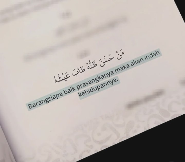 Mari berprasangka baik