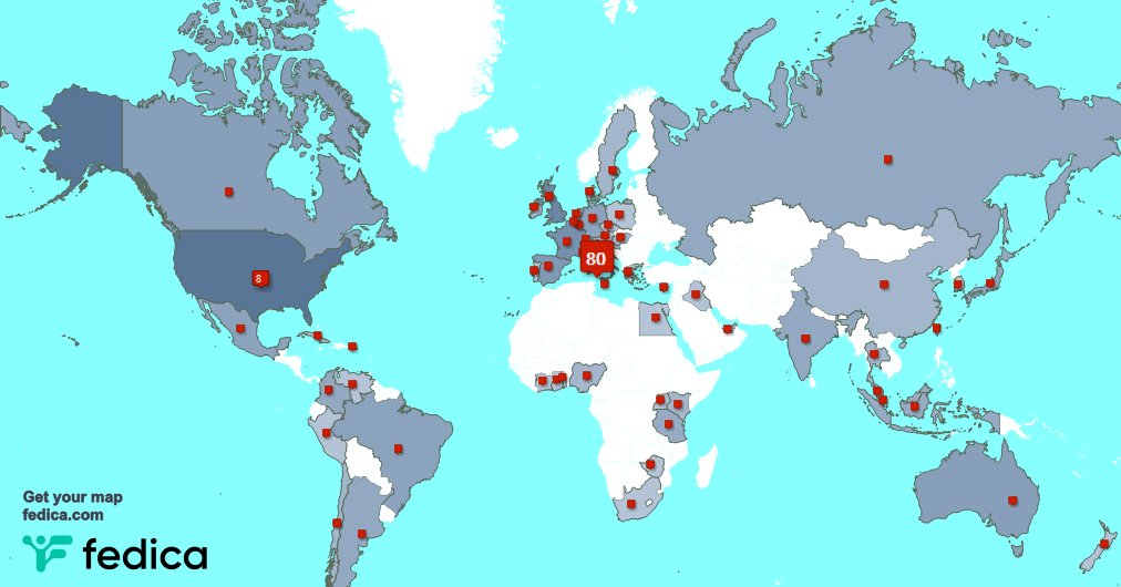 Special thank you to my 4 new followers from Singapore, and more last week. fedica.com/!fedemarini1970