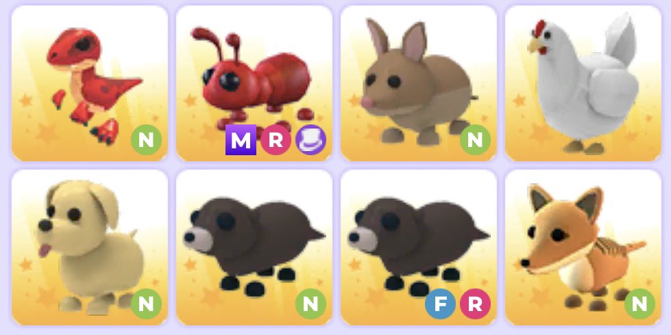 jakesbff1's tweet photo. Selling my pets for paypal! Dm for prices or quote your own price (i consider offers)

#adoptmetrades  #adoptmeoffers  #adoptmetrade #adoptmetrades #adoptmetrading #adoptmetradings #amtrading #AMTradingTuesday #adoptmetogcash #adoptmegiveaways #adoptmegws #adoptme #adoptmeoffer https://t.co/7NMr1Zt4Ux