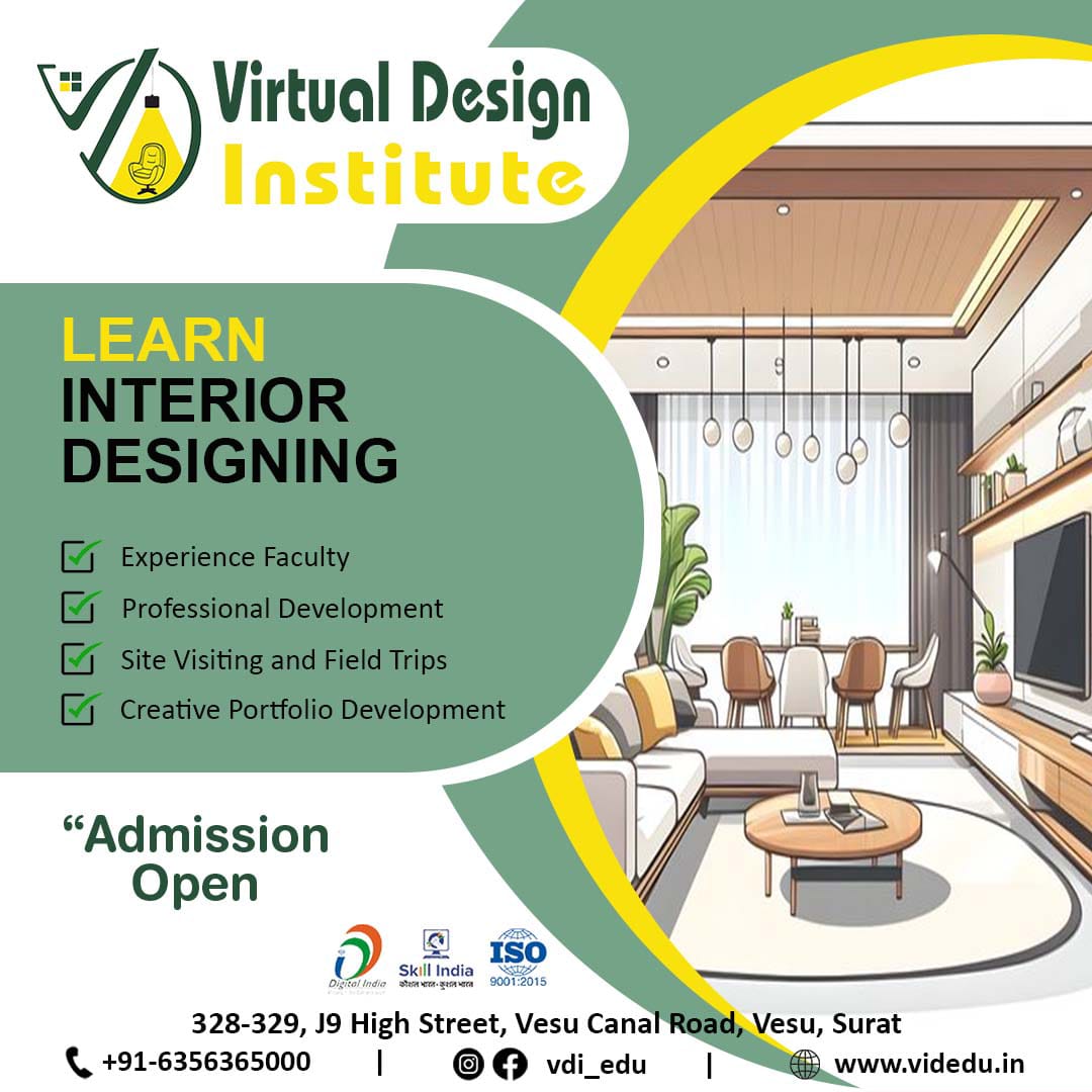viod_edu's tweet photo. Transform your passion for design into a career! 🎨✨ Join our Interior Designing Institute and create spaces that inspire! 🏡

📍Visit us at:- 328-329, J9 High Street, Vesu Canal Road, Vesu, Surat

📱 06356365000
🌐 https://t.co/VFTnjGnhHt

#DesignYourFuture #InteriorDesign https://t.co/tSQQxHKwWZ