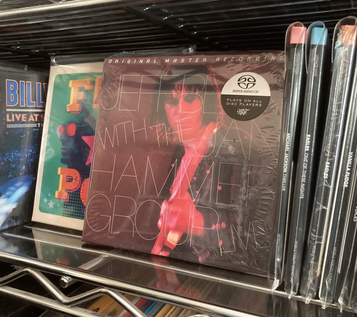 tomori_38's tweet photo. Jeff Beck with The Jan Hammer Group / Live (Mobile Fidelity SACD) #jeffbeck #janhammer #mobilefidelitysoundlab #freewayjam #bluewind https://t.co/CcdPr4nnUi