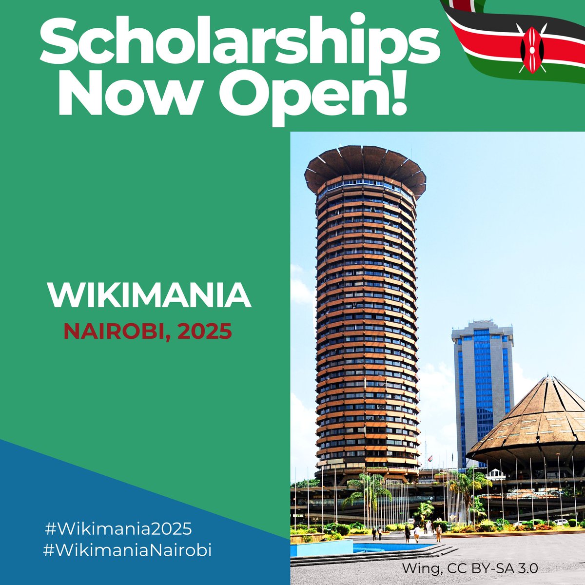 Are you looking forward to attending Wikimania 2025? Scholarships are now open to help make it possible. Find out more here: diff.wikimedia.org/2024/11/07/app…

#Wikimania2025
#WikimaniaNairobi
#Wikimania@20