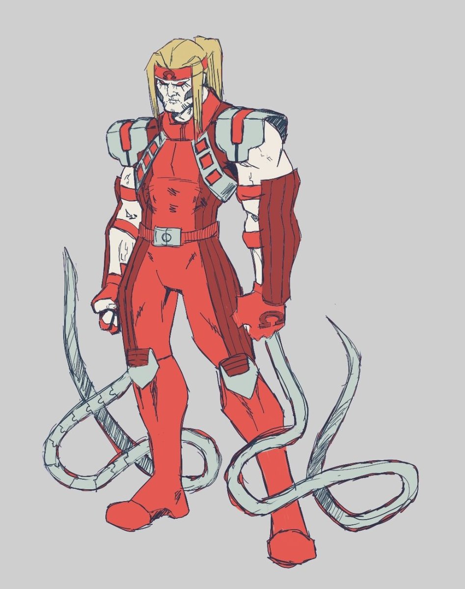 ntsketch's tweet image. I'm on a bit of a roll today... here's a rough #omegared for the poll I held recently. I'll be cleaning this up and adjusting the colors then share it as part of my new announcement!