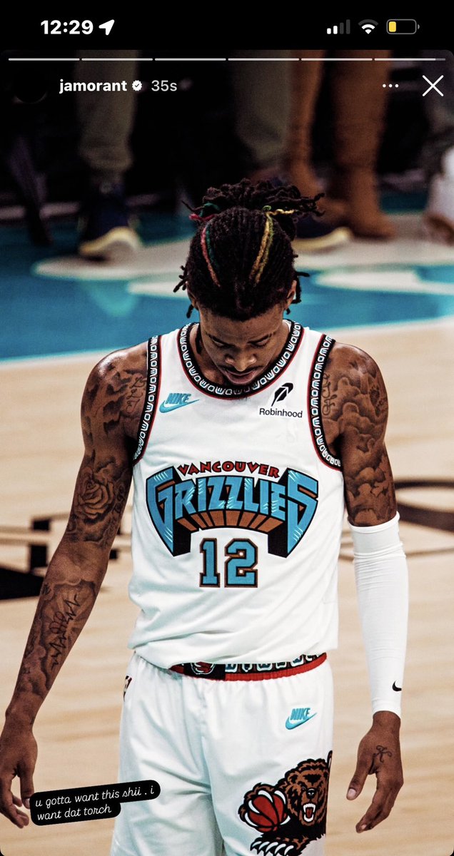 ItsShabba12's tweet image. Morant on IG  - “ u gotta want this shii. I want dat torch” 🐐

The takeover is in full effect. 

&amp;amp; it’s televised. @JaMorant