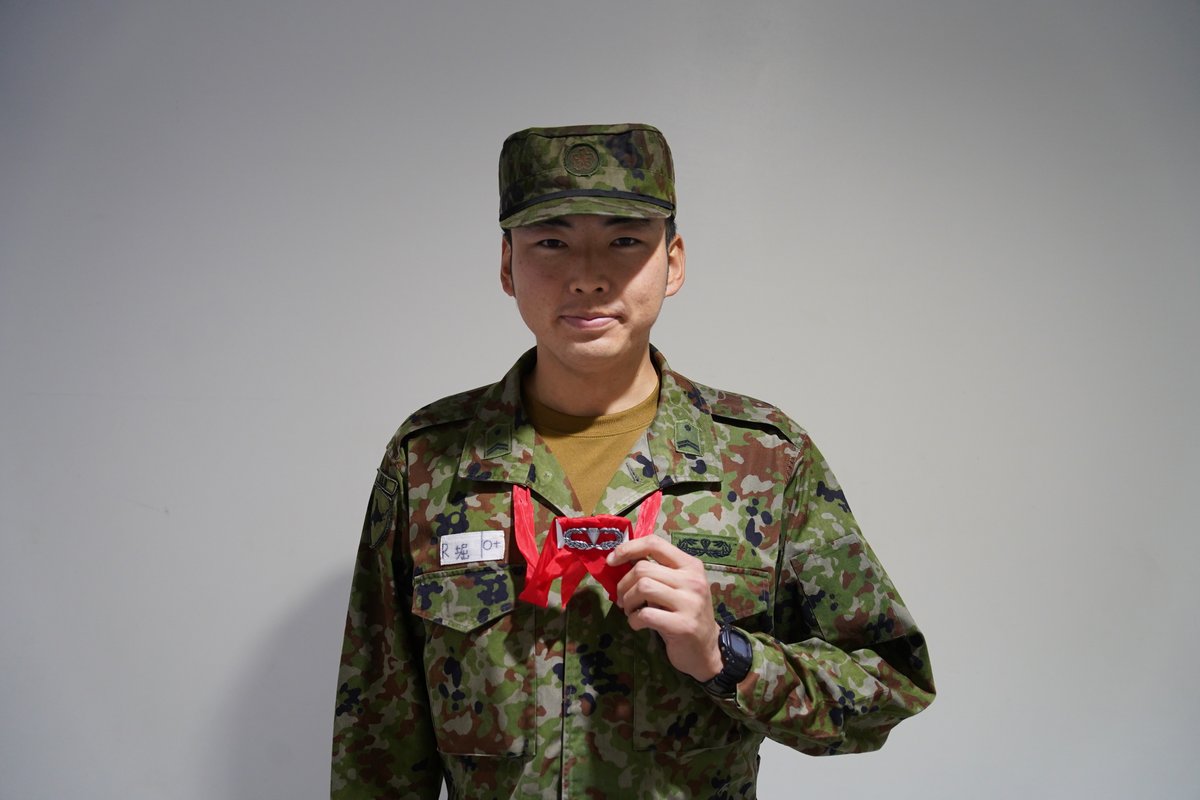 レンジャー帰還式】 第13施設群第360施設中隊の堀2曹が、全ての