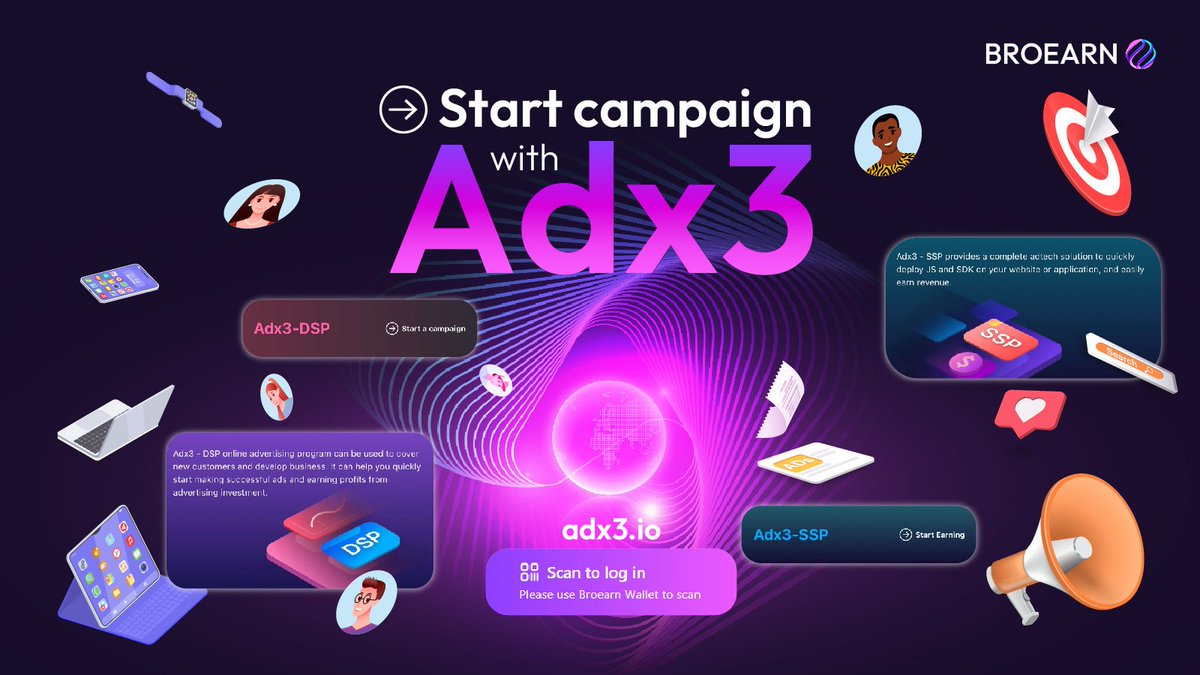 ad_exchange_3's tweet photo. ⚡️ Reimagine advertising, redefined🚀📈
💡 Start your campaign with Adx3
🎯 Lets go : https://t.co/cFU1Esk0d1
❤️ Like, 🔄 Share, 🗣️ RT
#advertising #web3 #blockchain #campaigns #viral #AdX3Power #ProgrammaticAdvertising #adx3 https://t.co/G8sNY8Hvge
