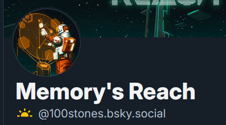100 Stones now has an account over at the other place. (direct link in reply).
I will continue to post here for some time yet, but will begin cross posting other there as well until Twitter finally implodes once and for all.